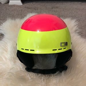 Smith junior holt neon blitz ski helmet